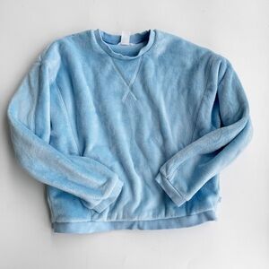 Athleta Blue Fleece Pullover